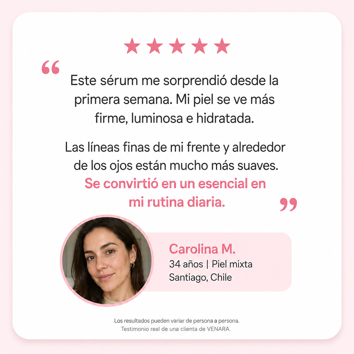 PDRN Pink Peptide Serum VENARA AV